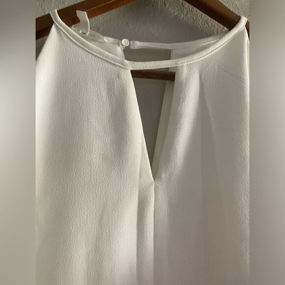 NWT Maurices Woman White Sheer Keyhole Shift Dress XXL Plus Summer Lightweight - Picture 5 of 6